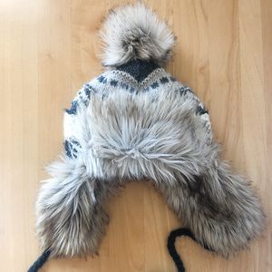 American Eagle Hat with PomPoms